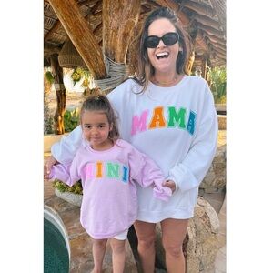 SHOW ME YOUR MUMU Stanley Sweatshirt In Multi Color Mama Sweatshirt